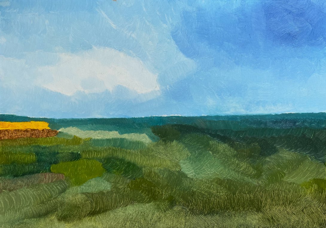 Landscape with Yellow Field